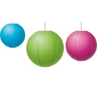 Teacher Created Resources Brights Paper Lanterns - 9 Pack-Paper Lanterns for Classroom Decoration