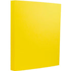 JAM Paper Matte Cardstock, 8.5" x 11", 130 lb. Yellow, 25 Pack (295931633)-Size: 8.5 x 11 inches