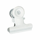 JAM Paper Metal Bulldog Clips - Small - 22mm - White - 25 Pack-Quantity: 25 per Pack