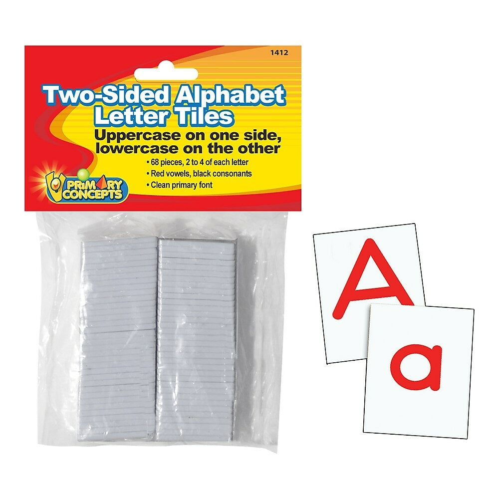 Primary Concepts 2-Sided Alphabet Letter Tiles (PC-1412) | staples.ca
