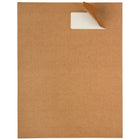 JAM Paper Rectangular Shipping Address Labels - 1-1/3" x 4" - Brown Kraft - 126 Pack -Quantity: 126 Labels per Pack (14 per Sheet, 9 Sheets), Strong adhesive that is easy to peel off and apply