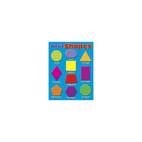 TREND enterprises, Inc. Basic Shapes Learning Chart, 17" x 22"-Age group and grade: Ages 5 - 8 and grade kindergarten - 2nd