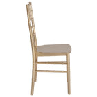 Flash Furniture HERCULES Gold Resin Stacking Chiavari Chairs-Stack Quantity: 8