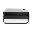 Allsop Metal Art Organizer Monitor Stand - Black-Can be used to hold a monitor, laptop, or printer