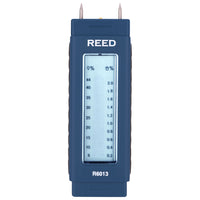REED Instruments R6013 Pocket Size Moisture Meter-Displays moisture level in wood and other building materials.