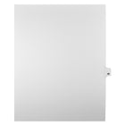 Mark Maker Legal Tabs - Letter Size - White - 1/25th cut - 25 tabs per package - 5 packages Pack - Number 40-White Single Tabs