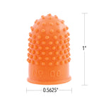 Westcott Heavy Duty Non-Ventilated Fingertip - X-Small - 12 Pack-Molded shape assures positive grip and long wear