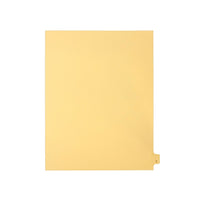 Mark Maker Legal Exhibit Index Tab Buff Single Tabs, 1/26h Cut, Letter Size, No Holes, Letter Z, 25 Pack-Buff Single Tabs, 1/26th Cut