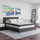 Flash Furniture Capri Comfortable Sleep 12 Inch Foam & Pocket Spring Mattress, Queen in a Box-5 Year Limited (non moving metal parts) 2 yr Parts