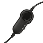 Logitech H151 Computer Headset, Black (981-000587)-Cord length: 1.8 m (5.90 ft)