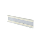 Azar Displays 2" x 6" Plastic Adhesive-Back C-Channel Nameplates, Clear, 10 Pack (199607)-Great for offices, schools, business and much more