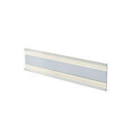 Azar Displays 2" x 6" Plastic Adhesive-Back C-Channel Nameplates, Clear, 10 Pack (199607)-Great for offices, schools, business and much more