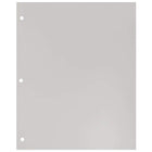 JAM Paper 2-Pocket Laminated Glossy 3 Hole Punched School Folders, Silver, 100 Pack (385GHPsib)-4