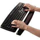 Fellowes Crystal Gel Keyboard Wrist Rest, Black-Soothing gel provides added comfort and support