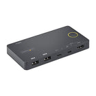 Startech Startech 2 Port Hybrid USB-A and HDMI & USB-C KVM Switch-Black, Plastic