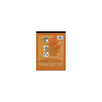 Pacon Art1st White Newsprint Paper Pad, 24" x 18", 2 Pack (PAC3445)-Size: 24"(H) x 18"(W)