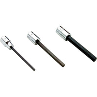 Gray Tools 5mm X 3/8" Drive, Extra Long Hex Head, Chrome Finish Socket-Size: 5mm