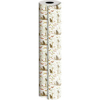JAM Paper Industrial Size Bulk Wrapping Paper Rolls, Fairy-tale Forest, 1/4 Ream (416 Sq. Ft)-208ft x 24in (416 sq. ft)