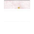 Deluxe Top Laser Cheque Burgundy with Gold Hologram, French, 8.5" x 11", 500 Pack-Laser cheque with hologram