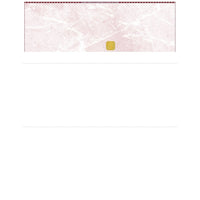 Deluxe Top Laser Cheque Burgundy with Gold Hologram, French, 8.5" x 11", 500 Pack-Laser cheque with hologram