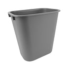 Johnny Vac Trash Garbage Bin, Grey, 2 Pack-Grey