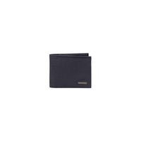 Champs Black Label Leather RFID Center Passcase Wallet, Navy-RFID blocking wallet in Gift box