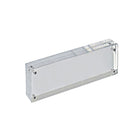 Azar Displays 3" x 11" Vertical/Horizontal Block Acrylic Sign Holder, Clear (104430)-Used to display graphics vertically and horizontally