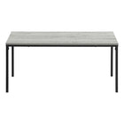 Monarch Specialties 3796 Coffee Table - 40"L/Grey/Black Metal-8