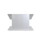 Urbann K8 Tabletop Lectern, Anti-Microbial - Aluminum, Light Grey-Use: Speeches