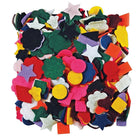 Roylco Felt Shape Assorted, 1500 Pack (R-2138)-Colour: Assorted