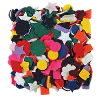 Roylco Felt Shape Assorted, 1500 Pack (R-2138)-Colour: Assorted