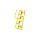 Vestil Alternating-Tread Stairs, No. of Steps: 15, Material: Steel (ATS-9-56)-Material: Steel
