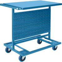 Kleton Bin Carts - Cart Only, Double-Sided, 24" W x 38-1/2" D x 36-1/2" H-Capacity: 1000 lbs.