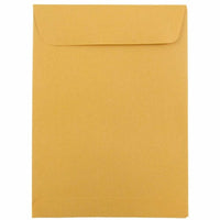 JAM Paper 5.5" x 7.5" Open End Catalog Envelopes - Brown Kraft Manila - 50 Pack -Colour: Brown Kraft catalog envelope 