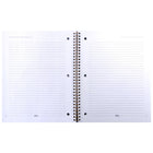 Hilroy Naturalis Notebook - 10-1/2" H x 8" W - Green-Twin Rose Gold Coil Binding