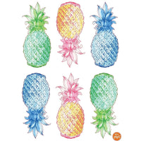 WallPops Pop Pineapples Wall Art Kit, Multicolor-WallPops are peel and stick, repositionable, and always removable