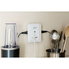 APC Surgearrest 6 Outlet with USB Ports 1080 Joules Surge Protector Wall Tap-Surge protection LED: Illuminates when the APC SurgeArrest P6WU2 is on and supplying conditioned utility power to the plugged-in equipment.