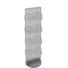 Azar Displays 2-Sided Revolving Brochure Display, Clear (700650-CLR)-Brochure holders