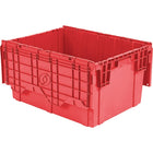 Orbis, Flipak Polyethylene Plastic (Pe) Distribution Containers, 27.9" x 20.9" x 15.2", Red-Colour: Red