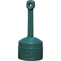 Justrite Smokers Cease-Fire 1 Gal, 11" x 30", Forest Green-FM approved