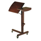 Winsome Lap Top Cart Adjustable, Antique Walnut-Assembly Required