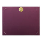 St. James Elite Medallion Presentation Cards/Certificate Holders, Burgundy Linen with Gold Medallion, 25 Pack-80 lb burgundy linen cover