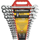 Gearwrench, Wrench Set, Combination, 13 Pieces, Imperial-No. of Pieces 13