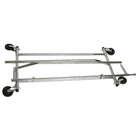 Eddie’s Hang-Up Display Ltd. Single Bar Collapsible Garment Rack, Chrome (210001)-Three height adjustments (55", 60" & 65")
