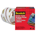 Scotch Book Tape - 3" x 540" - Clear-Dimension (W x L): 3 in x 540 in (76.2 mm x 13.7 m)