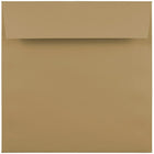 JAM Paper 6.5" x 6.5" Square Envelopes, Tan Brown, 25 Pack (227914986)-Square invitation envelope