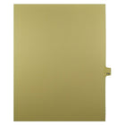 Mark Maker Legal Exhibit Index Tab Buff Single Tabs, 1/25th Cut, Letter Size, No Holes, Number 115, 25 Pack-Buff Single Tabs, 1/25th Cut