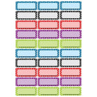 Ashley Magnetic Small Nameplates, Colour Dots Pattern, 90 Pack-Great for identifying bins, lockers, desks