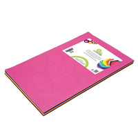 Smart-Fab Sheets 12" X 18", Assorted, 90 Pack-Available in a range of brilliant Colours, Smart-Fab is the long-lasting, weather-proof unique fabric that doesn't fray and never fades