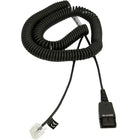 Jabra Quick Disconnect to Modular RJ Extension Coiled Cord (8800-01-94)-Coiled cable